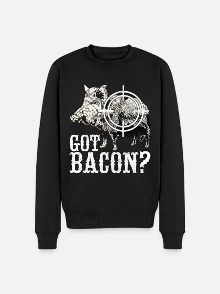 Jäger Wildschwein Jagen - Männer Premium Bio Pullover - Schwarz