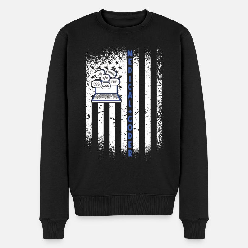 Assistant médical - Codeur médical - Pull Premium bio Homme - noir