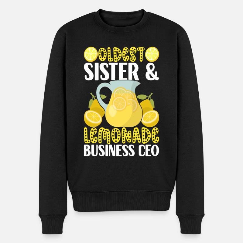 Limonade Limonadenstand - Männer Premium Bio Pullover - Schwarz