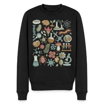 Biologie - Pull Premium bio Homme - noir - Devant - Nico (187cm)