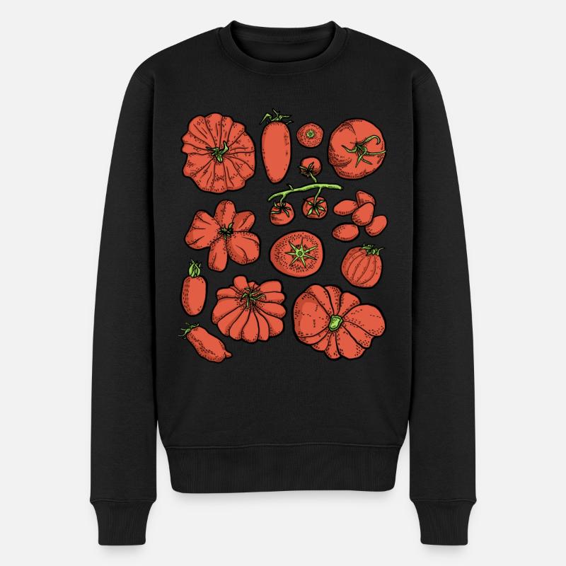 Tomates - Pull Premium bio Homme - noir