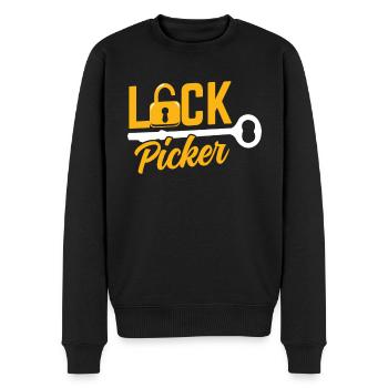 Lock Cracker Lock Picker Lock Lock Picking - Pull Premium bio Homme - noir - Devant - Nico (187cm)