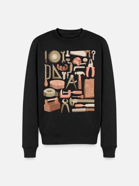 Carpenter, carpenter and carpenter - Men's Premium Organic Jumper - black