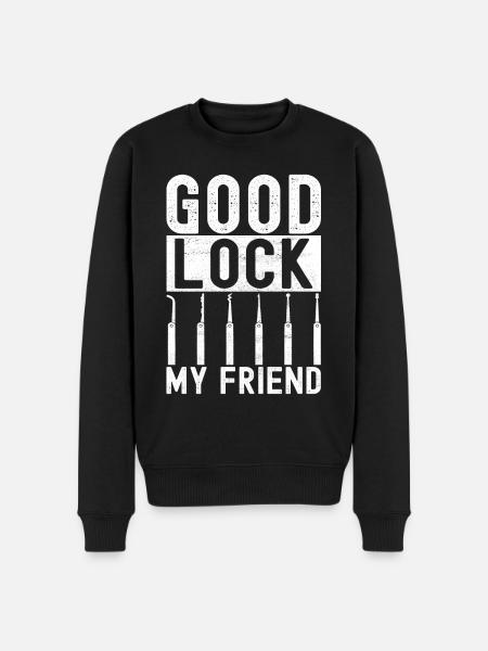 Schlüsseldienst Locksmith Dietrich - Men's Premium Organic Jumper - black