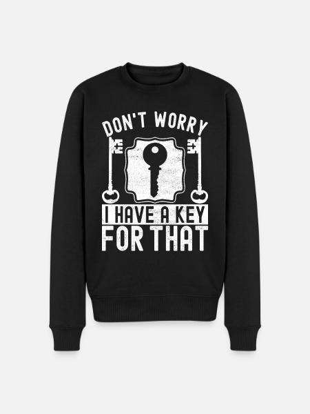 Schlüsseldienst Locksmith Dietrich - Men's Premium Organic Jumper - black