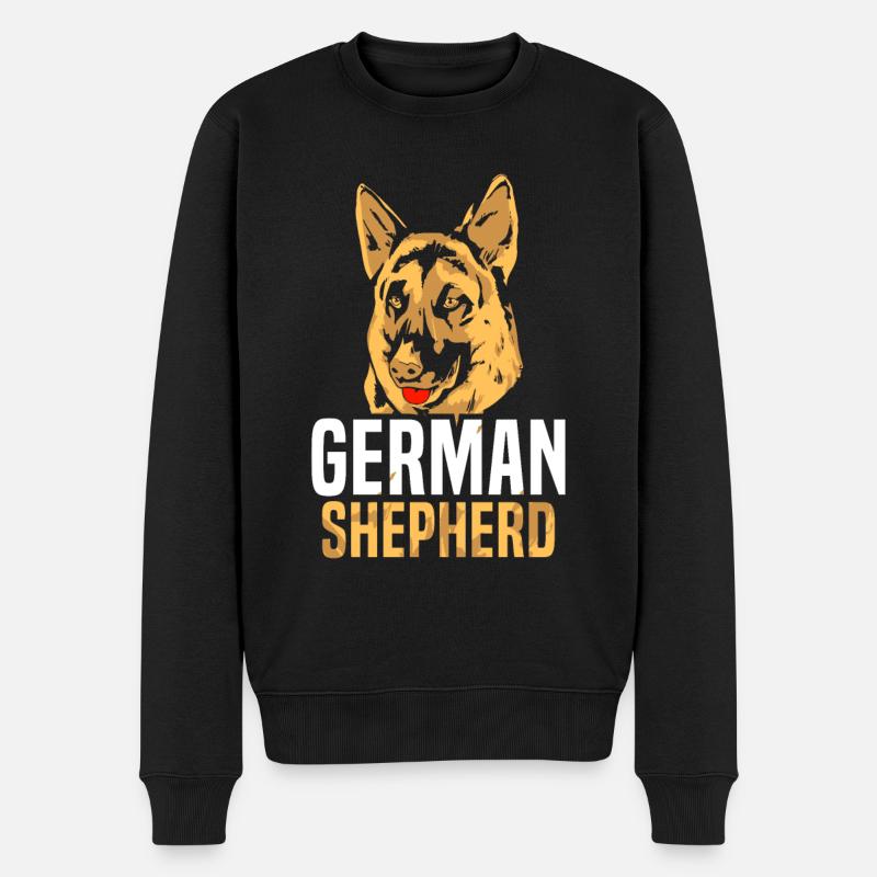 Berger Allemand Pet Mignon Amant - Pull Premium bio Homme - noir