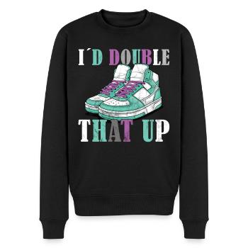 Funny sneaker collector - sneakers - Pull Premium bio Homme - noir - Devant - Nico (187cm)