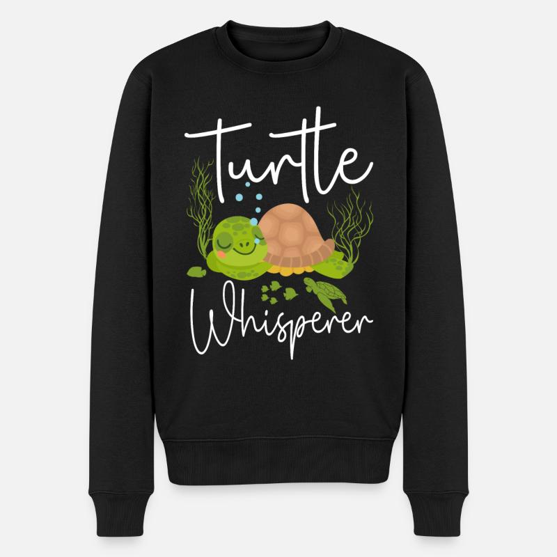 Tortue de mer Tortue Tortue - Pull Premium bio Homme - noir