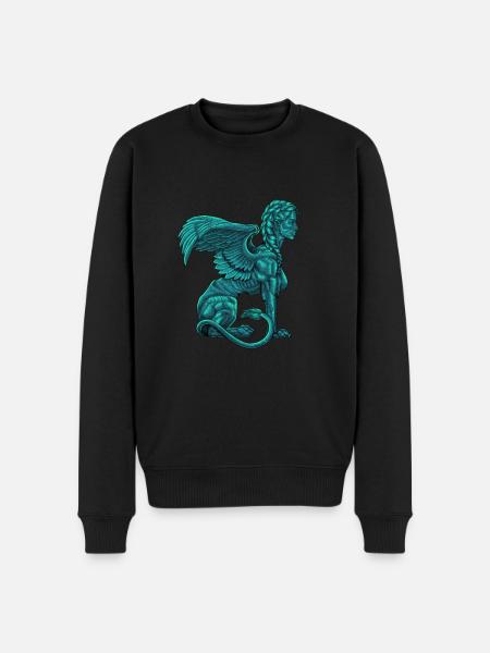 Sphinx - Men's Premium Organic Jumper - black