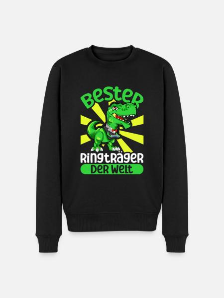 Bester Ringträger der Welt - Männer Premium Bio Pullover - Schwarz