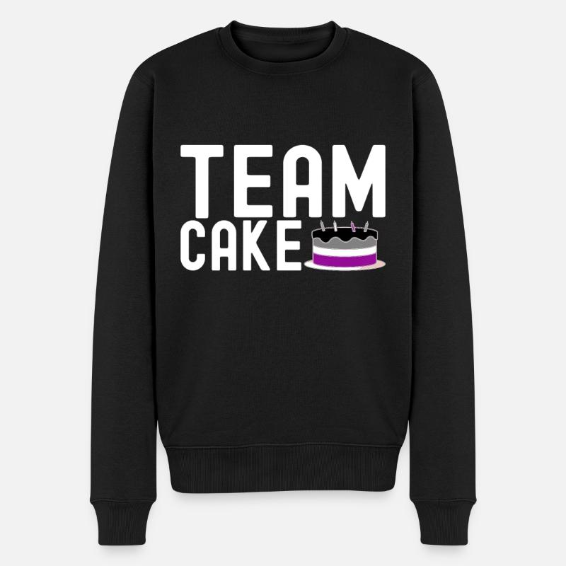 Asexuel Ace - Männer Premium Bio Pullover - Schwarz