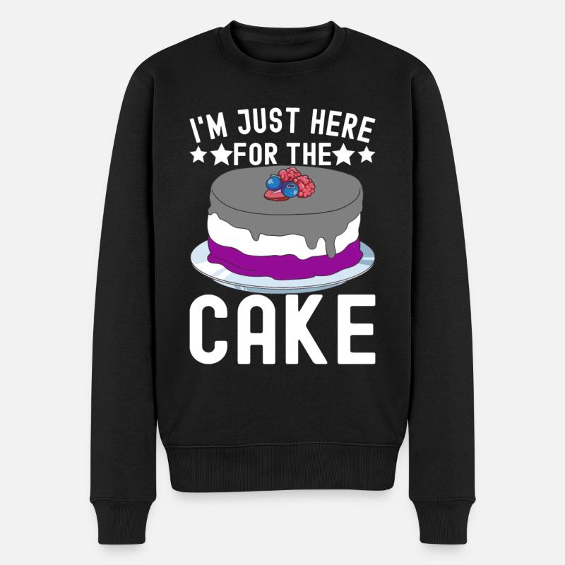 As d’Asexuel - Pull Premium bio Homme - noir