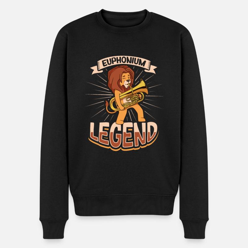 Euphonium Legend - Euphonist - Men's Premium Organic Jumper - black