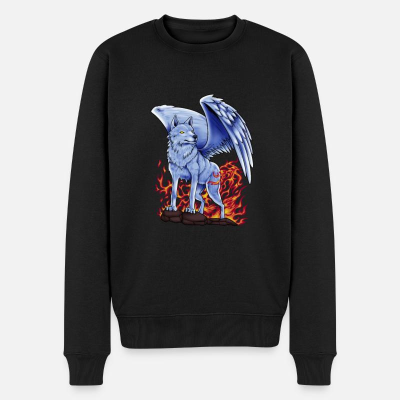 Dieu slave Simargl - Pull Premium bio Homme - noir