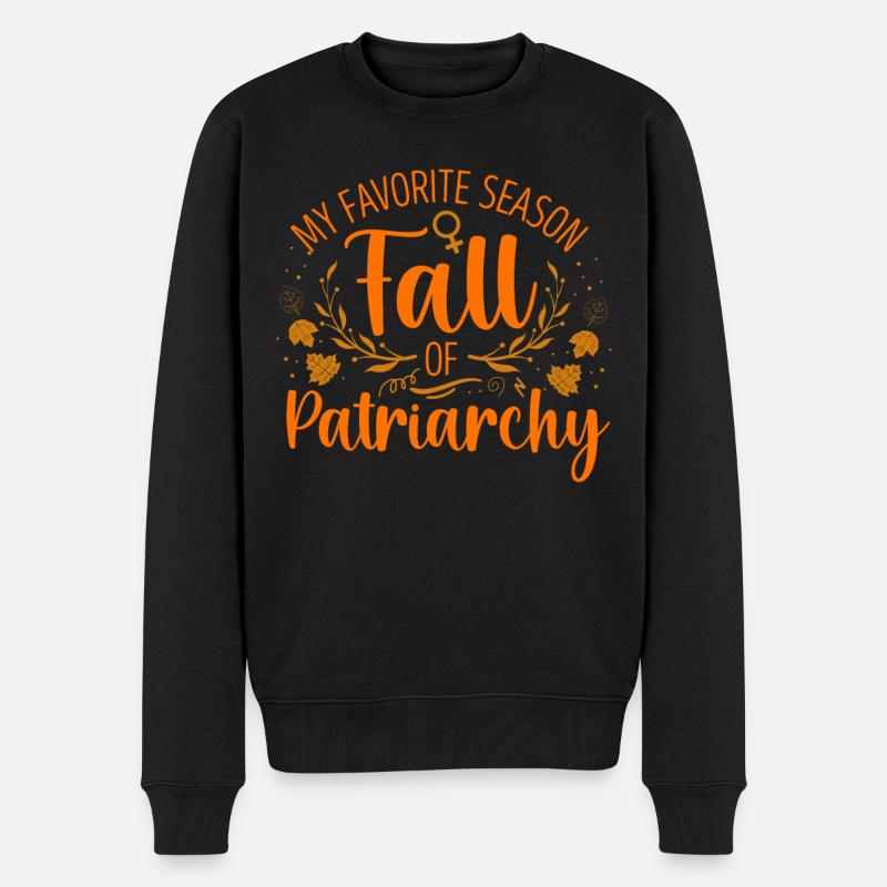 Féministe Ma saison préférée Automne - Pull Premium bio Homme - noir