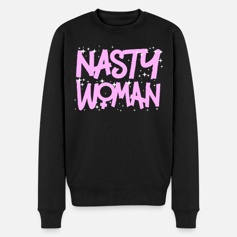 Femme méchante féministe - Pull Premium bio Homme - noir