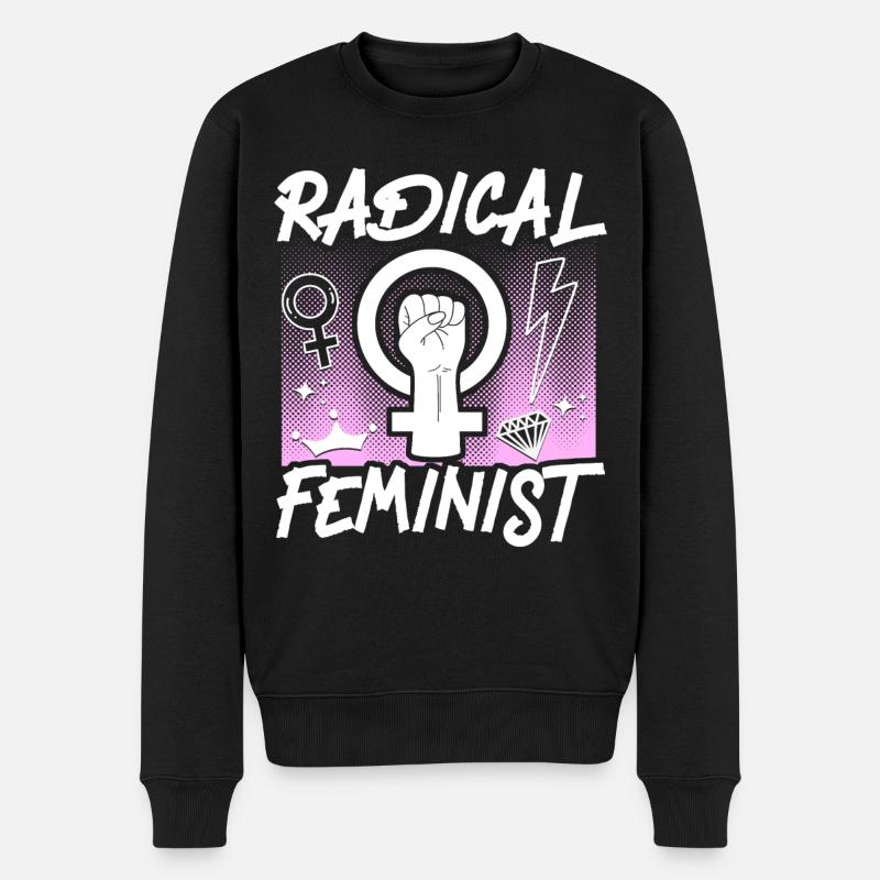 Féministe Féministe Radicale - Pull Premium bio Homme - noir