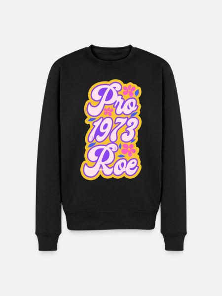 Feminist Pro 1973 Roe - Men's Premium Organic Jumper - black