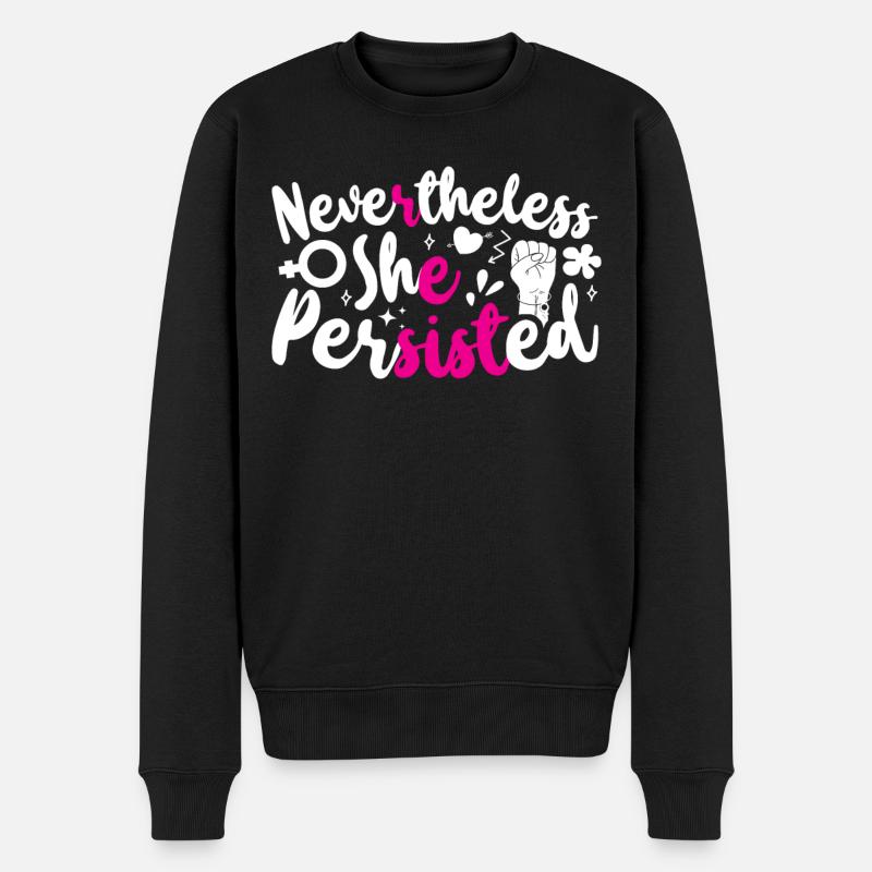 Féministe néanmoins elle - Pull Premium bio Homme - noir
