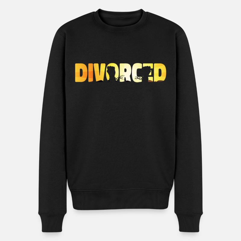 Happy Divorce Party Sunset - Männer Premium Bio Pullover - Schwarz