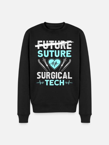 Surgical Technicians - Operation Technologists - Men's Premium Organic Jumper - black