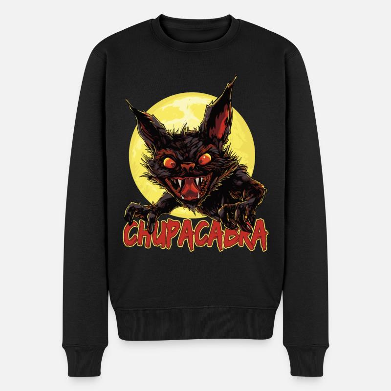 Monstre mythique – Monstre cryptique - Pull Premium bio Homme - noir
