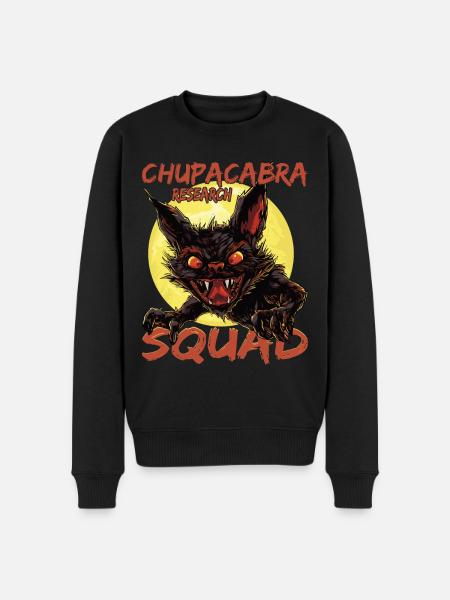 "Chupacabra Research Squad" Mythical Monster, - Men's Premium Organic Jumper - black