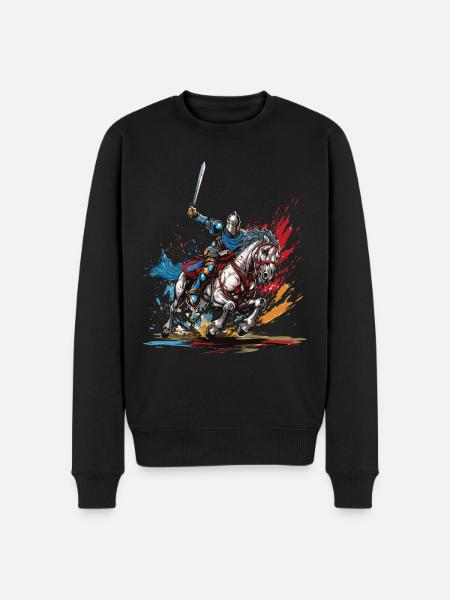 Renaissance Festivals Medieval - Men's Premium Organic Jumper - black
