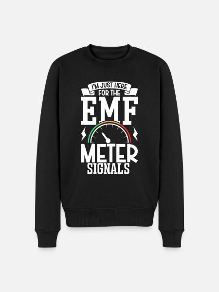 EMF Meter Signals - Ghostbusters - Men's Premium Organic Jumper - black
