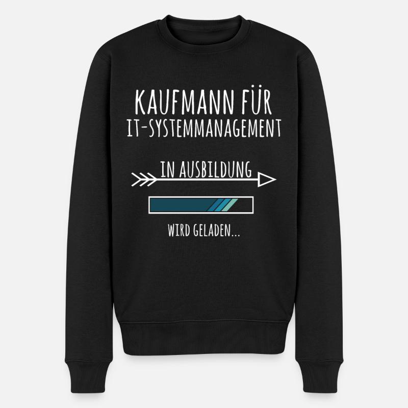 Kaufmann für IT Systemmanagement Ausbildung - Männer Premium Bio Pullover - Schwarz