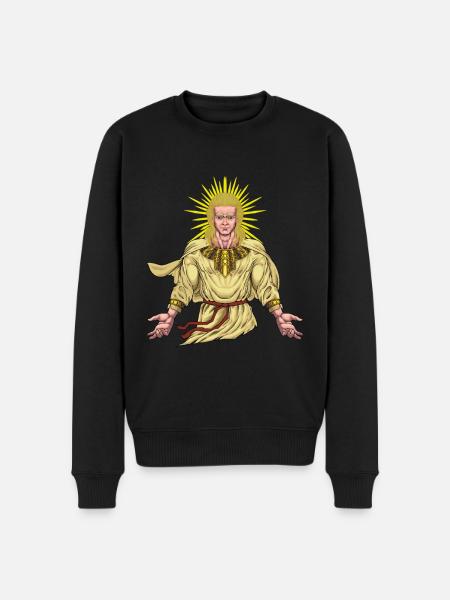 Slavic god Dazhbog - Men's Premium Organic Jumper - black