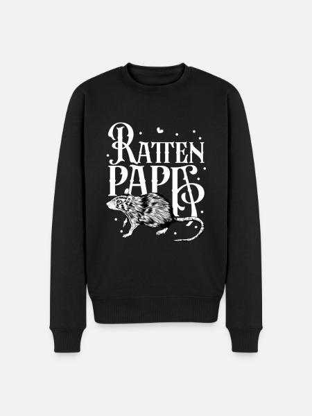 Rat Lover - Rat Daddy - Men's Premium Organic Jumper - black