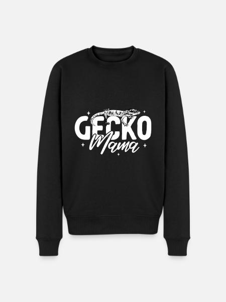 Gecko lover - Gecko Mama - Men's Premium Organic Jumper - black