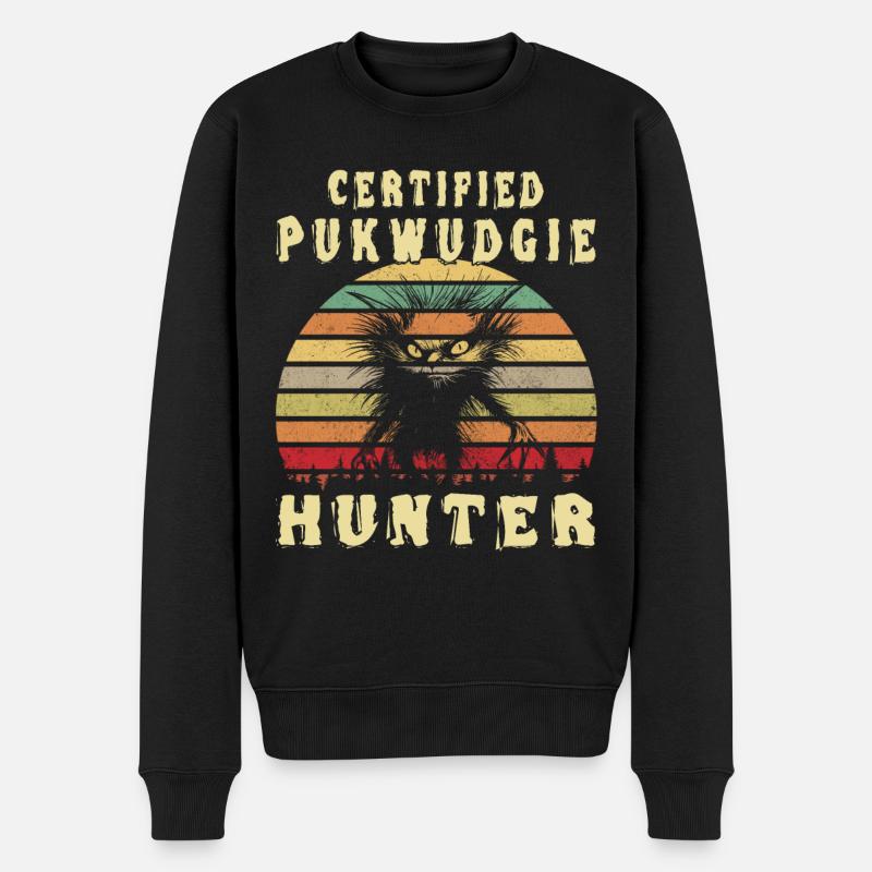 Chasseur certifié Pukwudgie - Cryptozoologie - - Pull Premium bio Homme - noir