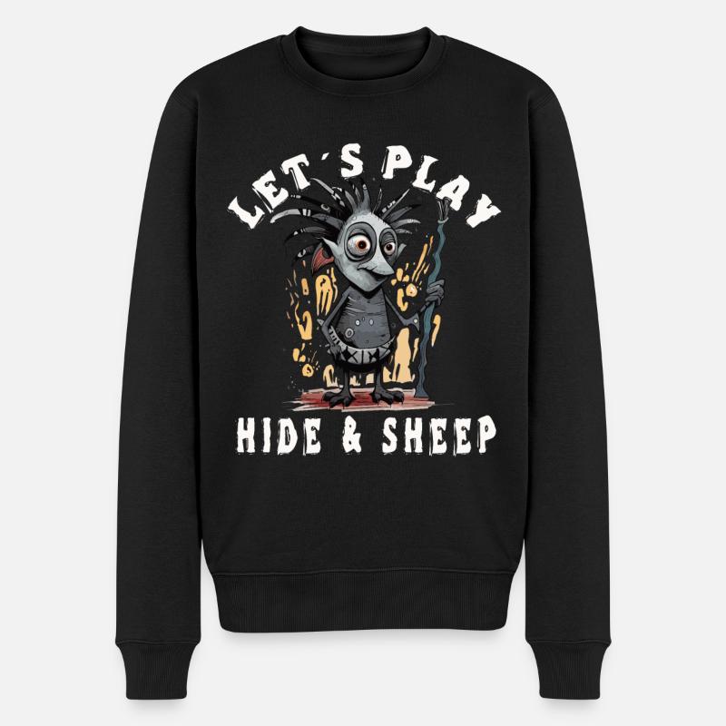 Cachons-nous - Pull Premium bio Homme - noir