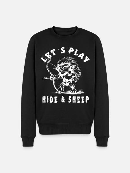 Let's hide - Men's Premium Organic Jumper - black
