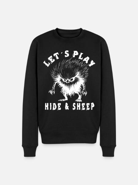 Let's hide - Men's Premium Organic Jumper - black
