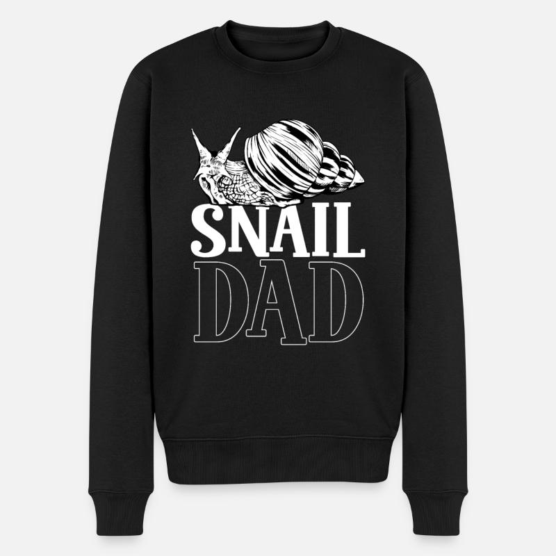 Propriétaire d’escargot - Snail Daddy - Pull Premium bio Homme - noir