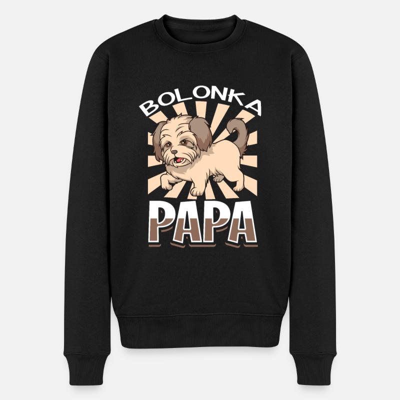 Bolonka Papa - Bolonka Zwetna - Pull Premium bio Homme - noir