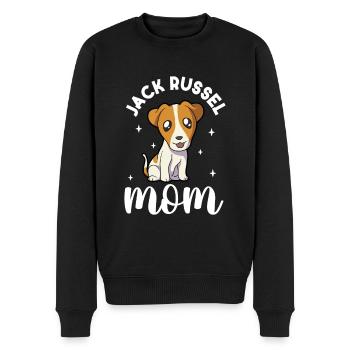Jack Russel Mom - Jack Russel Terrier - Männer Premium Bio Pullover - Schwarz - Vorne - Nico (187cm)