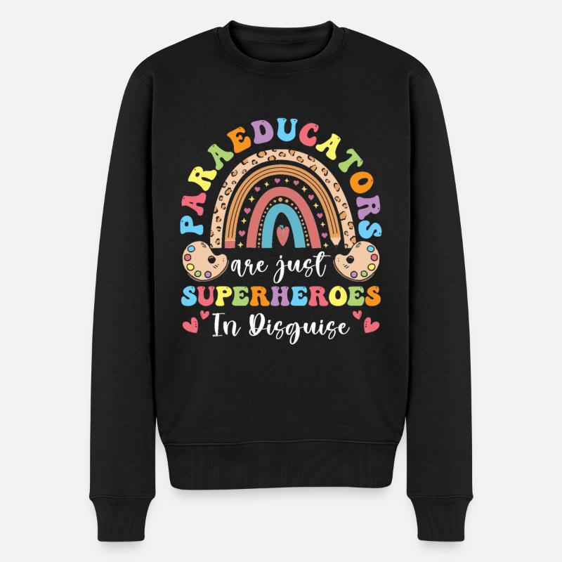 Paraprofessionnel - Paraéducateur en classe - Pull Premium bio Homme - noir