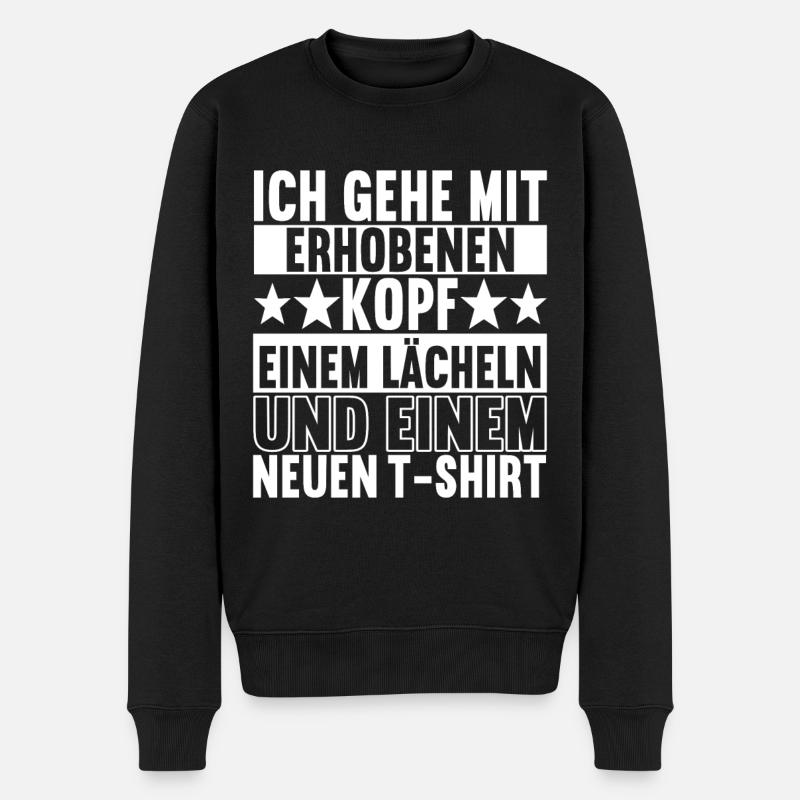 Abschiedsgeschenk Kollege Jobwechsel - Männer Premium Bio Pullover - Schwarz