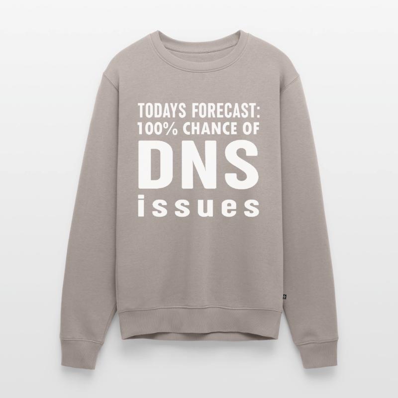 "Today Forecast" Funny System Engineering Nerd Men's Premium Organic Jumper