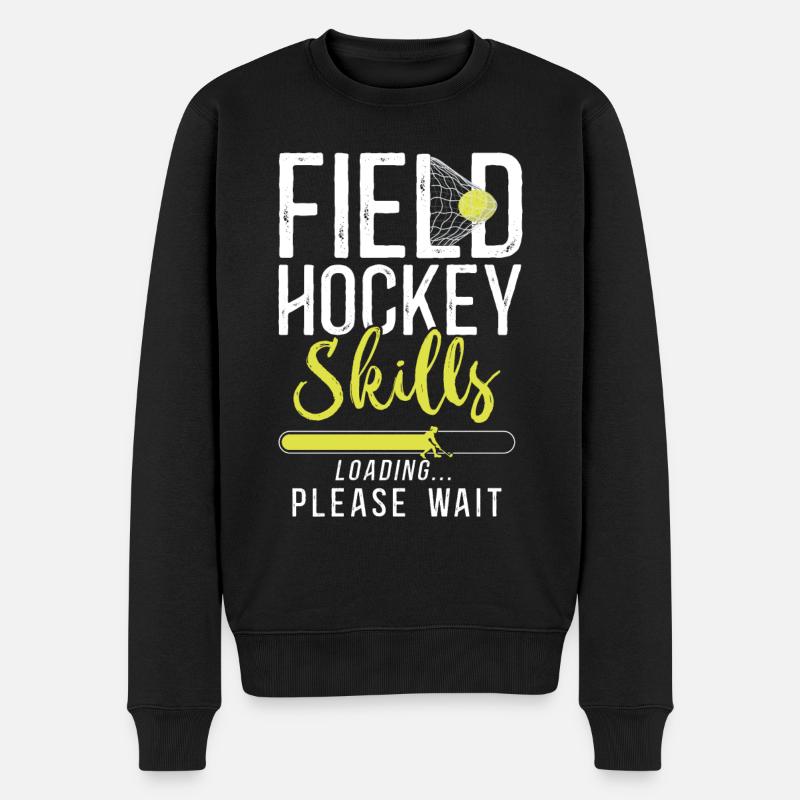 Compétences de hockey sur gazon - Pull Premium bio Homme - noir