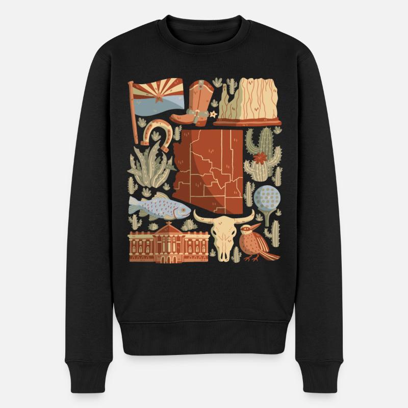 Arizona - Pull Premium bio Homme - noir