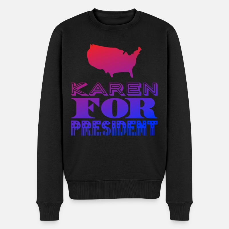 Karen à la présidence - Pull Premium bio Homme - noir