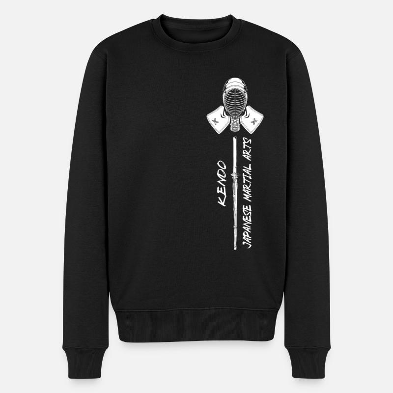 Kendo Hommes et Shinai - Kendo - Pull Premium bio Homme - noir