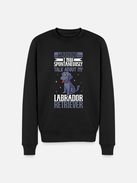 Labrador Retriever Lover - Men's Premium Organic Jumper - black