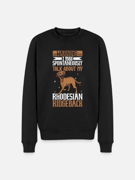 Rhodesian Ridgeback Lover - Men's Premium Organic Jumper - black