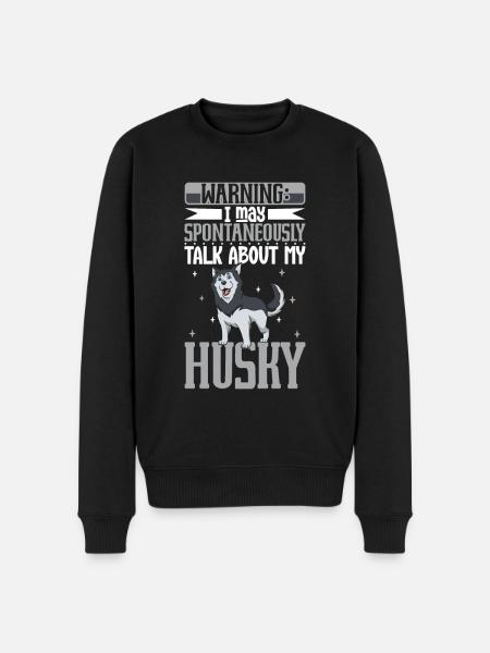 Siberian Husky Lover - Men's Premium Organic Jumper - black